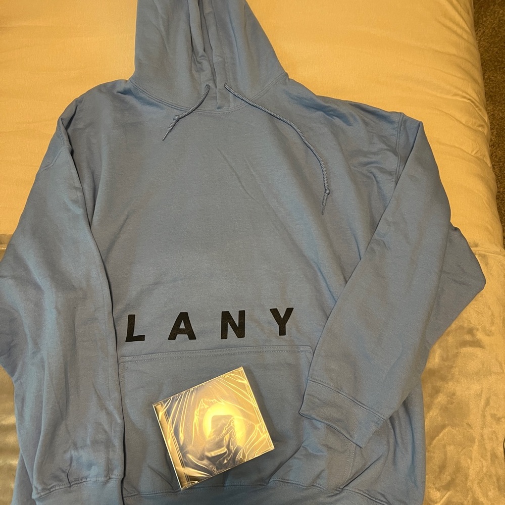 Blue LANY Hoodie with CD Never Worn